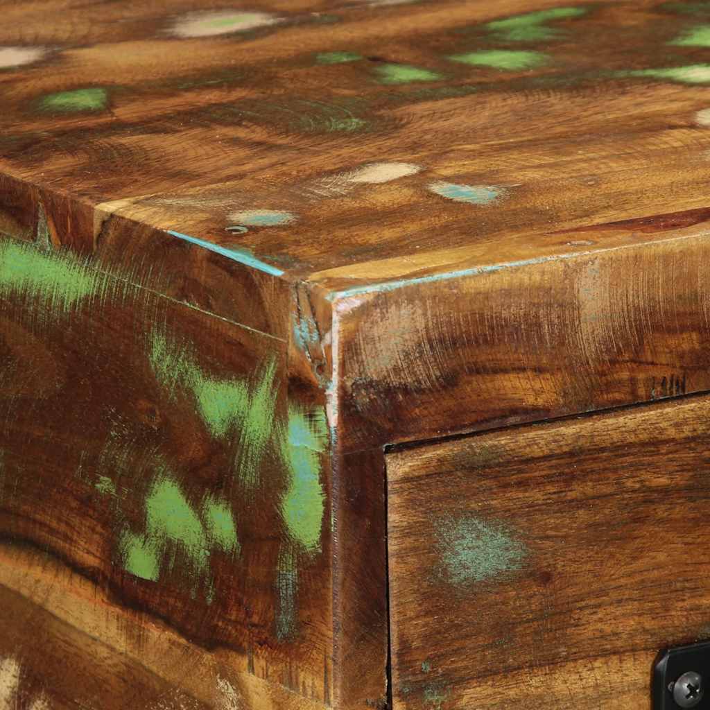vidaXL Ścienna szafka pod TV, 60x30x19 cm, lite drewno z odzysku
