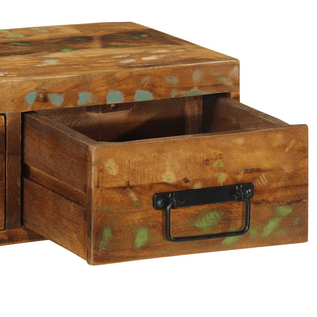 vidaXL Ścienna szafka pod TV, 60x30x19 cm, lite drewno z odzysku