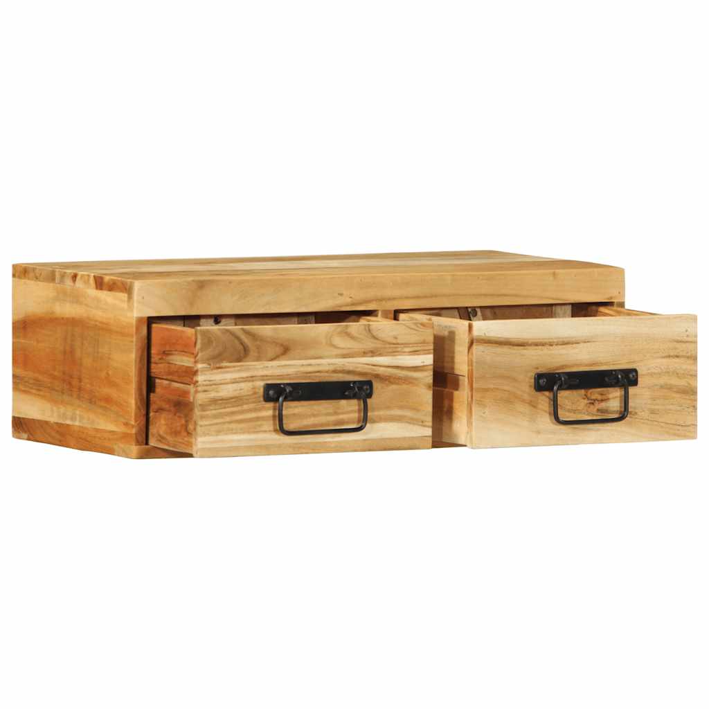 vidaXL Ścienna szafka pod TV, 60x30x19 cm, lite drewno akacjowe