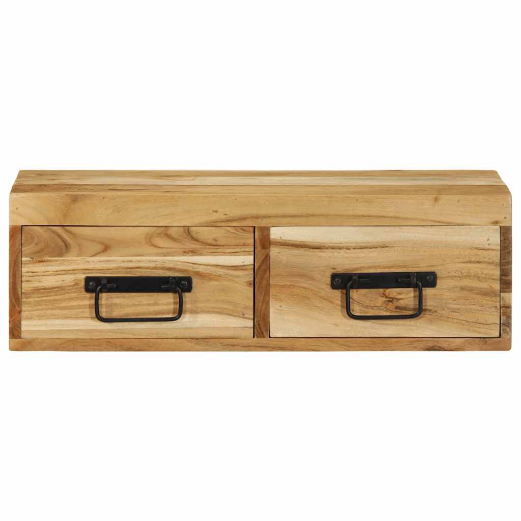 vidaXL Ścienna szafka pod TV, 60x30x19 cm, lite drewno akacjowe