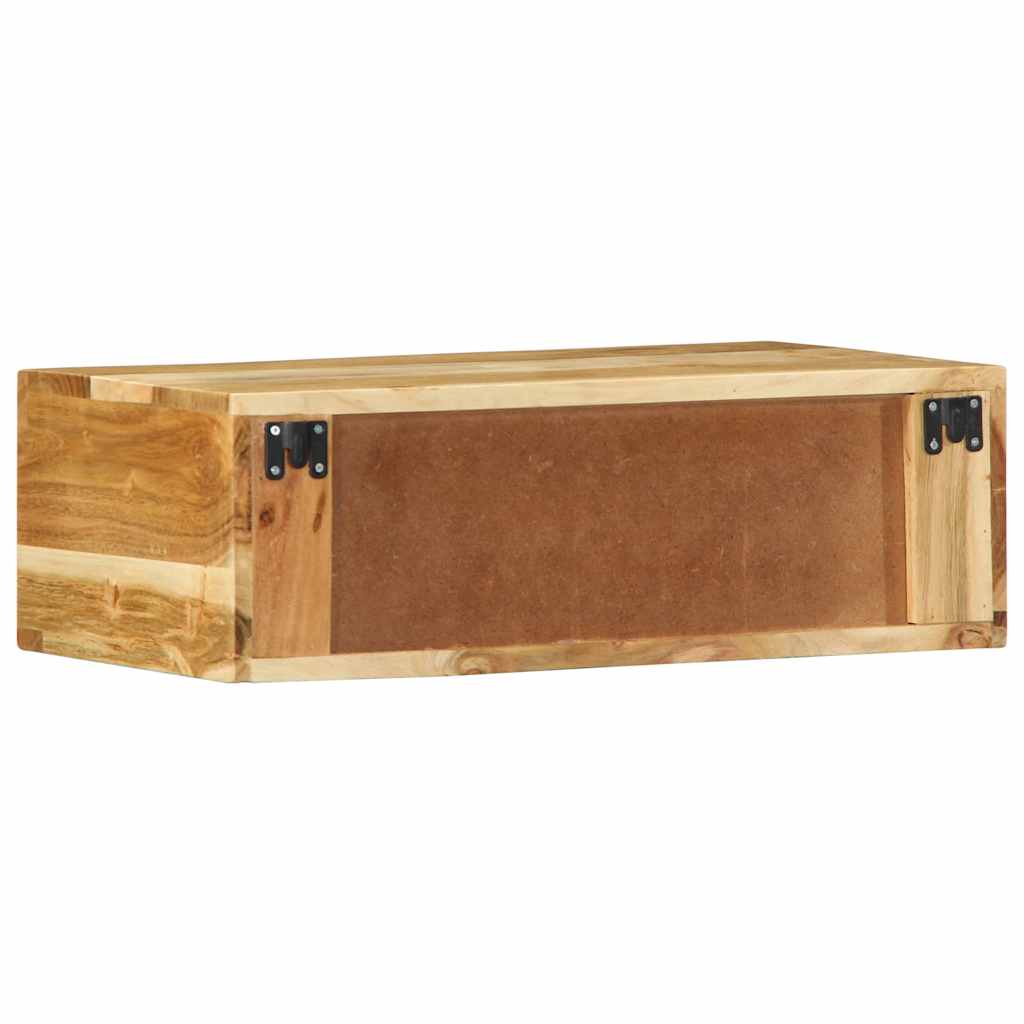 vidaXL Ścienna szafka pod TV, 60x30x19 cm, lite drewno akacjowe