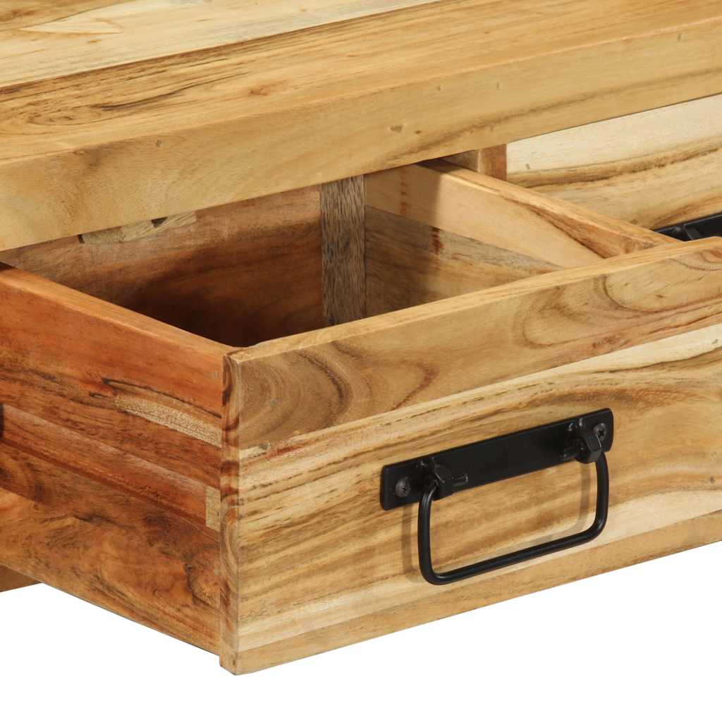 vidaXL Ścienna szafka pod TV, 60x30x19 cm, lite drewno akacjowe