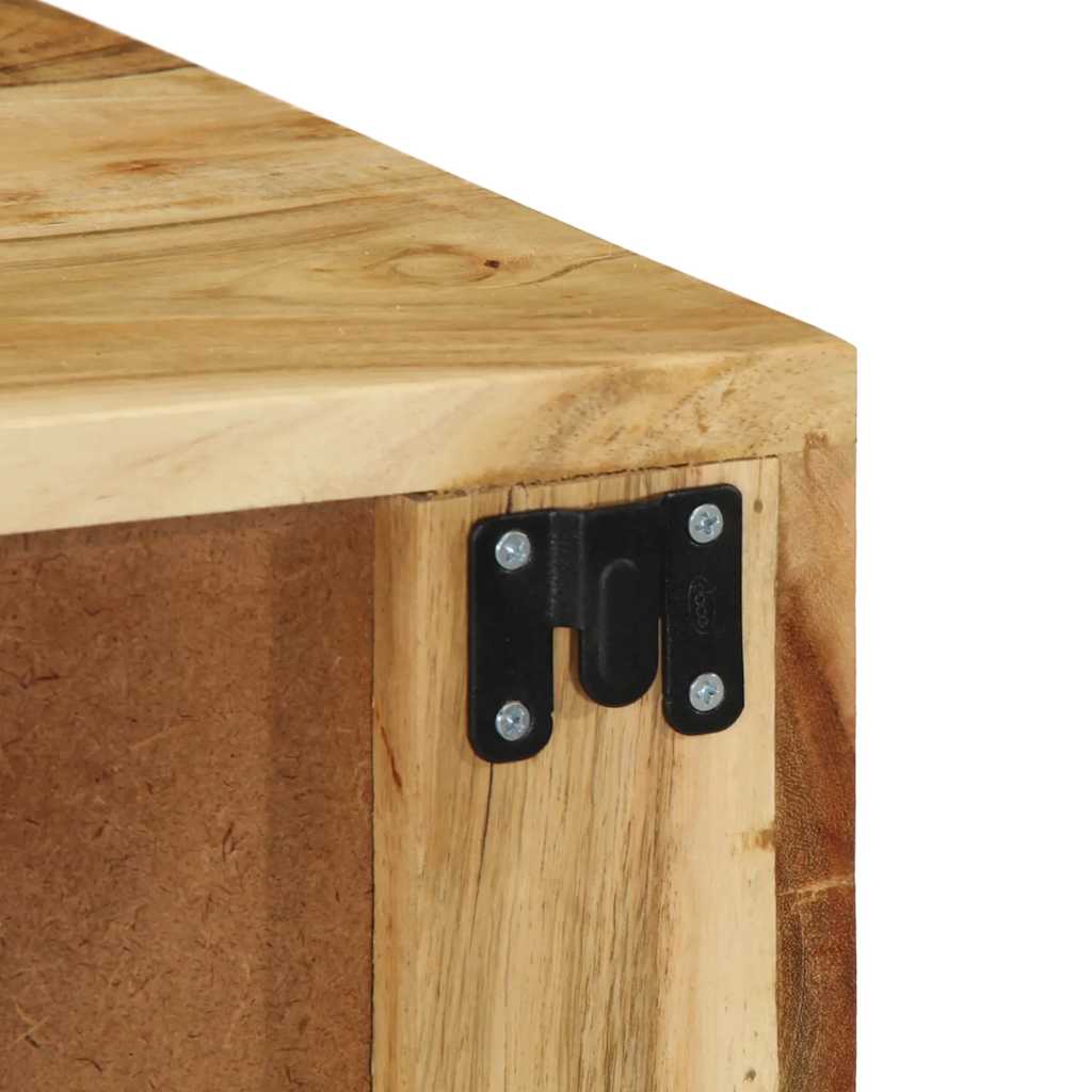 vidaXL Ścienna szafka pod TV, 60x30x19 cm, lite drewno akacjowe