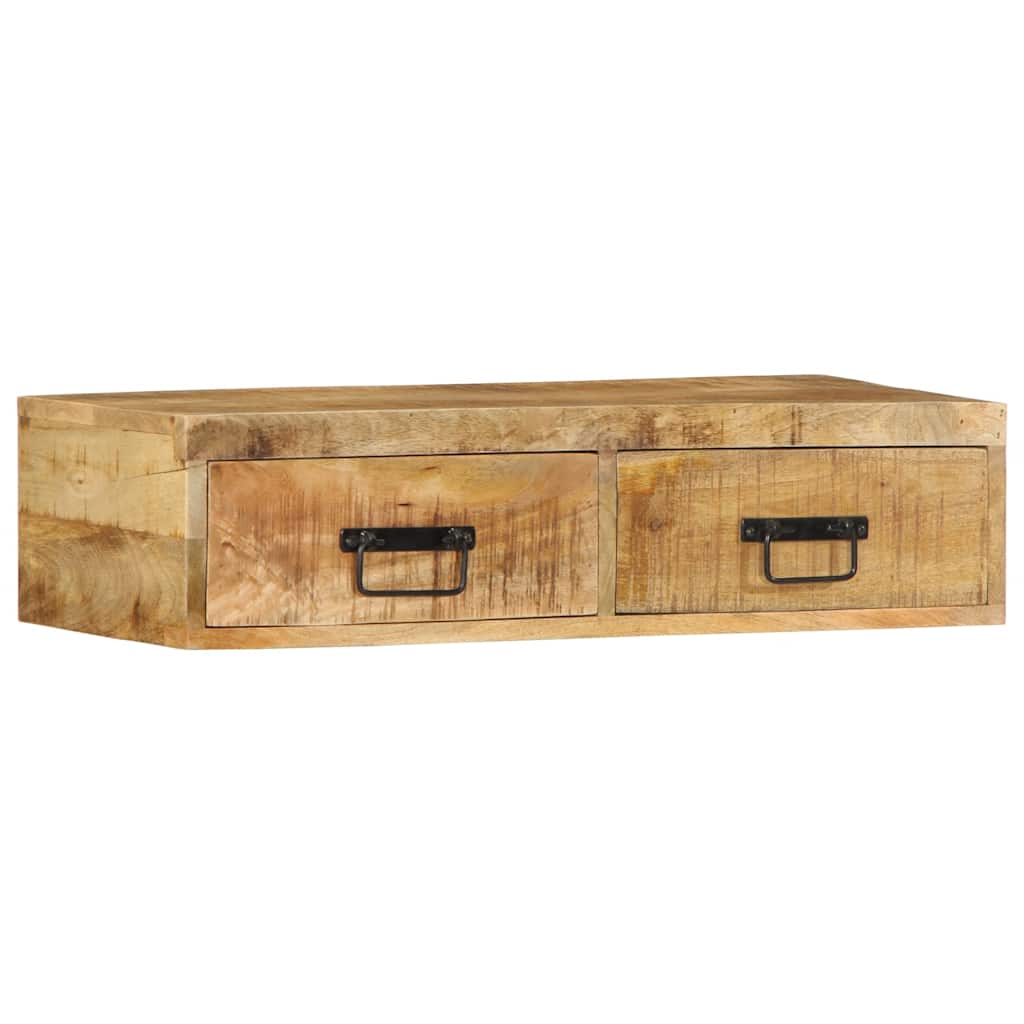 vidaXL Ścienna szafka pod TV, 80x30x19 cm, surowe drewno mango