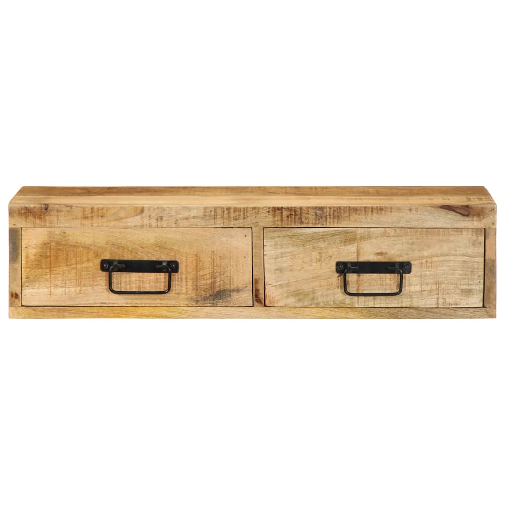 vidaXL Ścienna szafka pod TV, 80x30x19 cm, surowe drewno mango