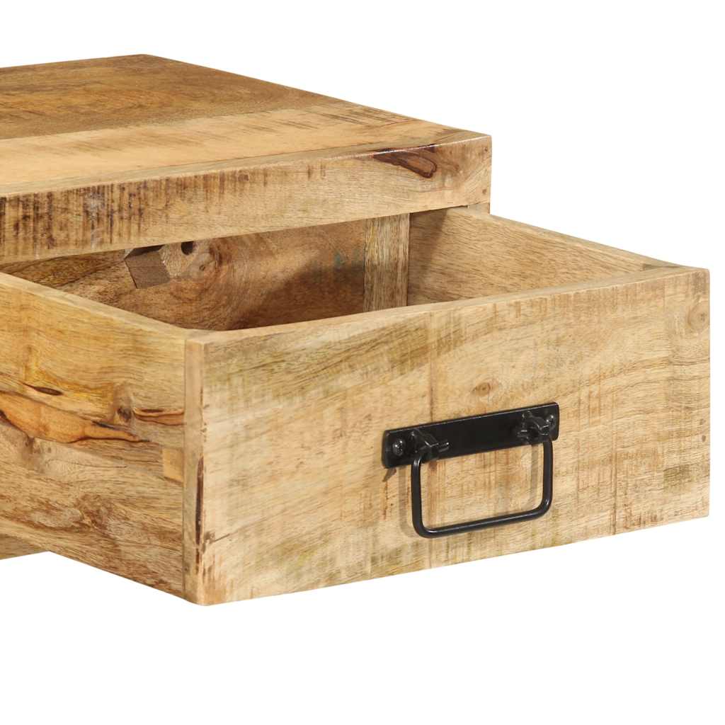 vidaXL Ścienna szafka pod TV, 80x30x19 cm, surowe drewno mango