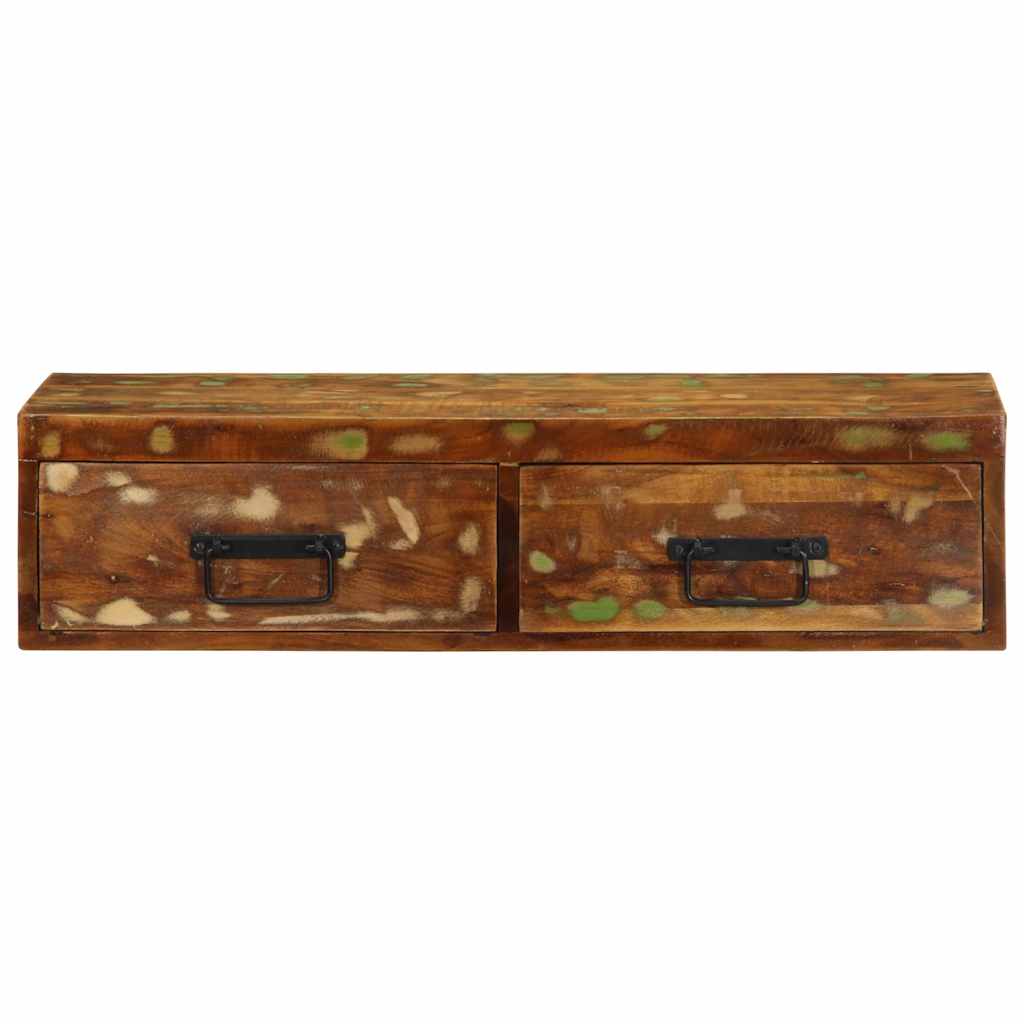 vidaXL Ścienna szafka pod TV, 80x30x19 cm, lite drewno z odzysku