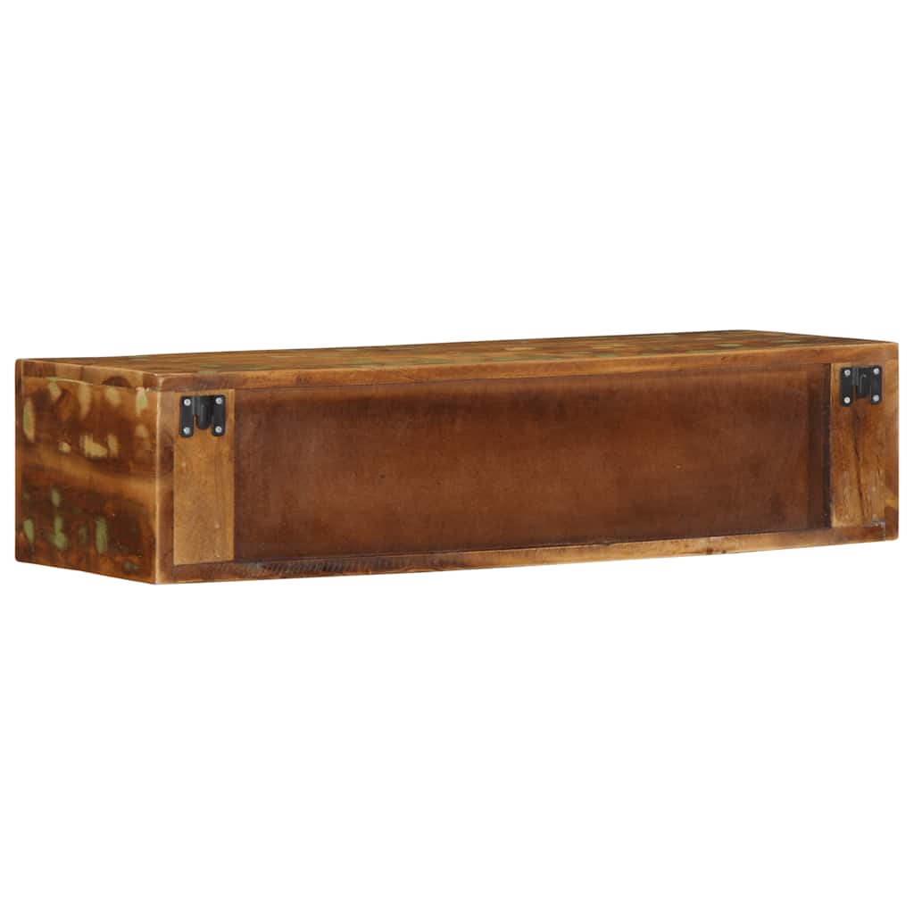 vidaXL Ścienna szafka pod TV, 80x30x19 cm, lite drewno z odzysku