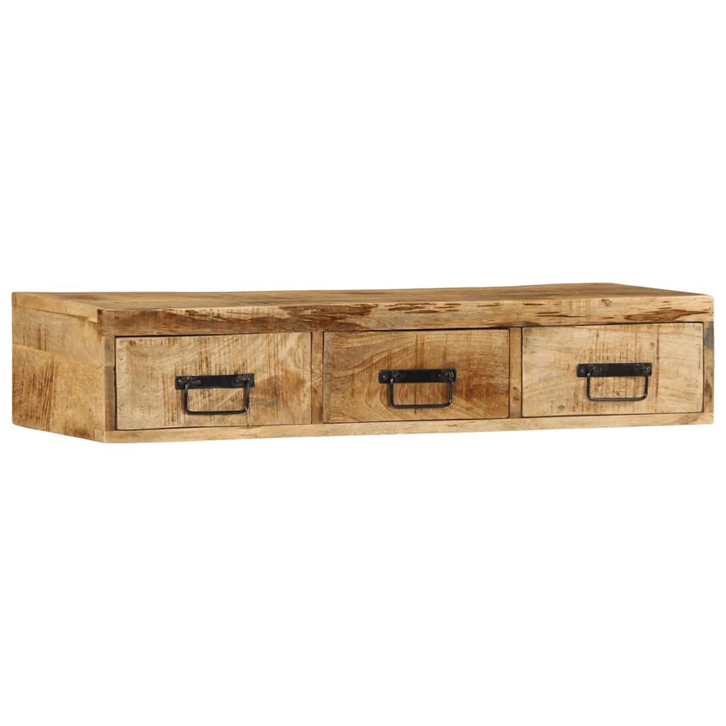vidaXL Ścienna szafka pod TV, 100x30x19 cm, surowe drewno mango