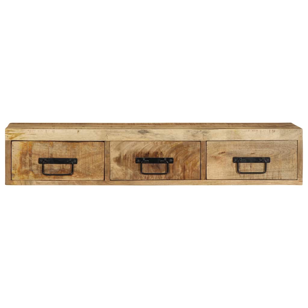 vidaXL Ścienna szafka pod TV, 100x30x19 cm, surowe drewno mango