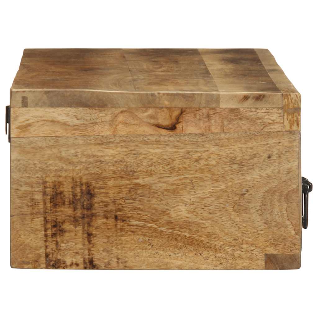 vidaXL Ścienna szafka pod TV, 100x30x19 cm, surowe drewno mango