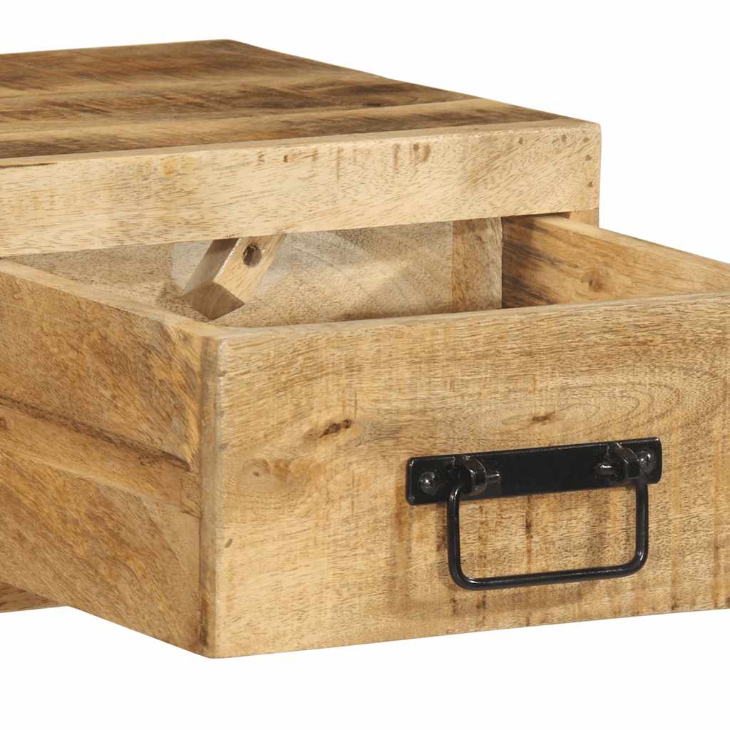 vidaXL Ścienna szafka pod TV, 100x30x19 cm, surowe drewno mango