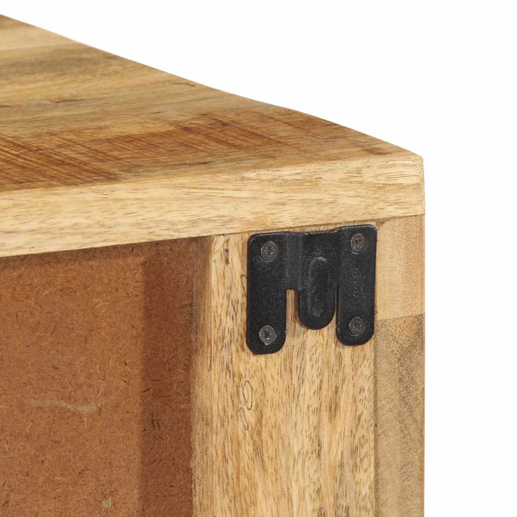 vidaXL Ścienna szafka pod TV, 100x30x19 cm, surowe drewno mango