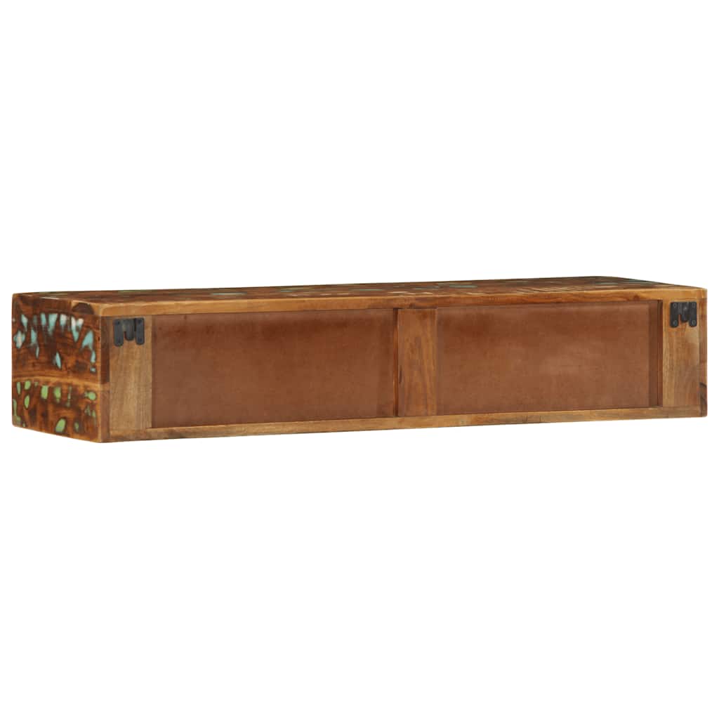 vidaXL Ścienna szafka pod TV, 100x30x19 cm, lite drewno z odzysku