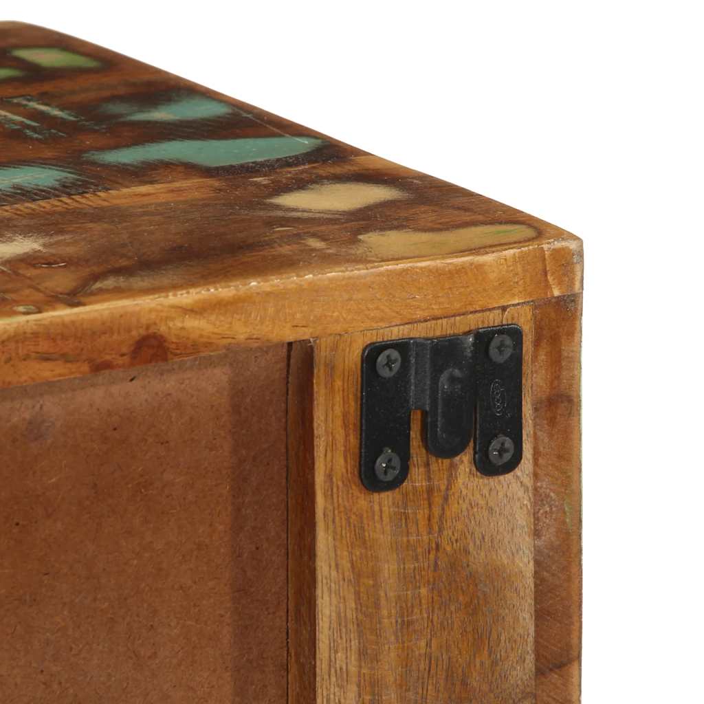 vidaXL Ścienna szafka pod TV, 100x30x19 cm, lite drewno z odzysku