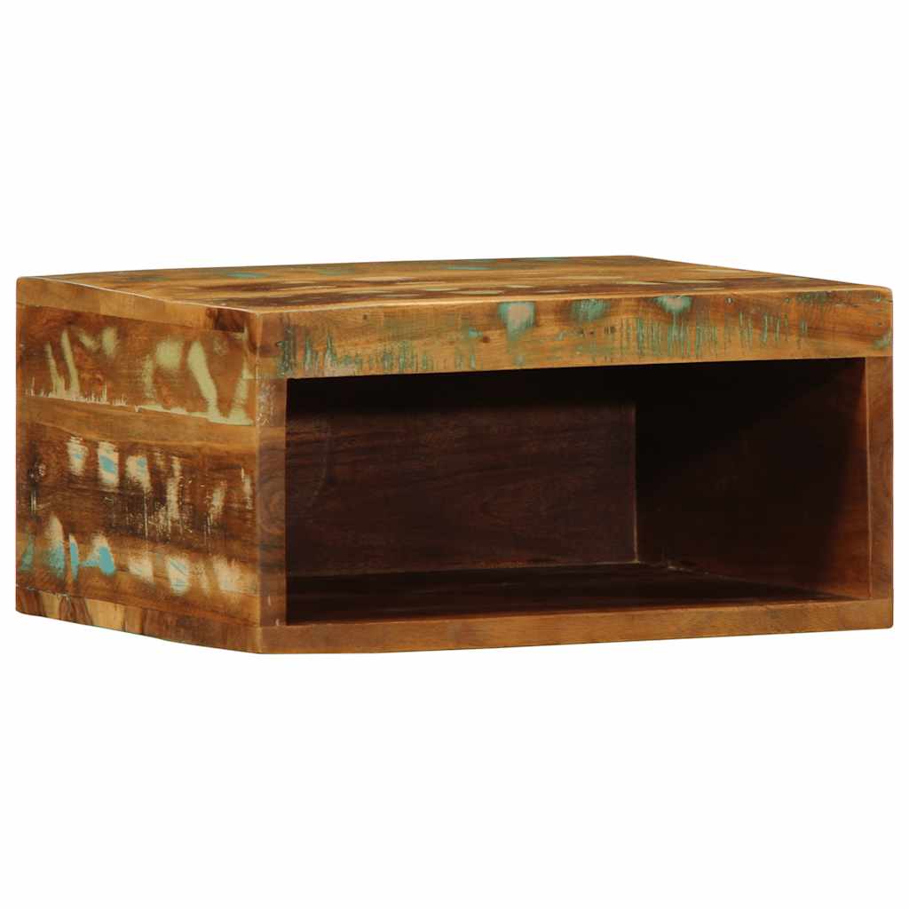 vidaXL Ścienna szafka pod TV, 40x30x19 cm, lite drewno z odzysku