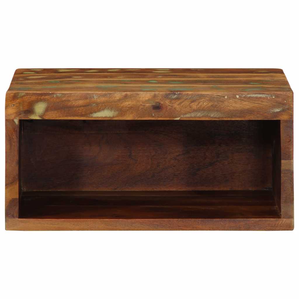 vidaXL Ścienna szafka pod TV, 40x30x19 cm, lite drewno z odzysku