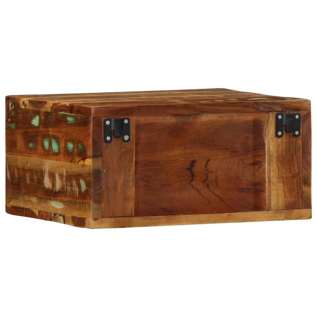 vidaXL Ścienna szafka pod TV, 40x30x19 cm, lite drewno z odzysku