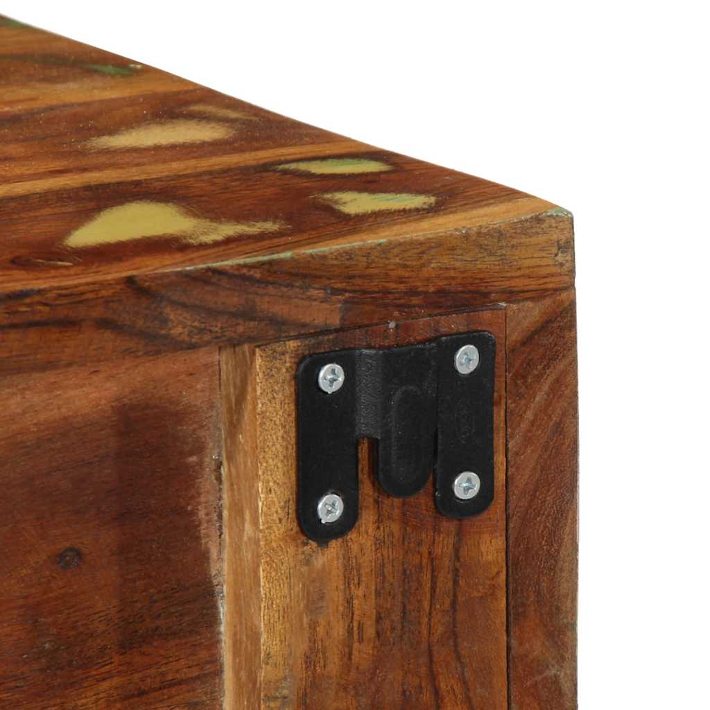 vidaXL Ścienna szafka pod TV, 40x30x19 cm, lite drewno z odzysku