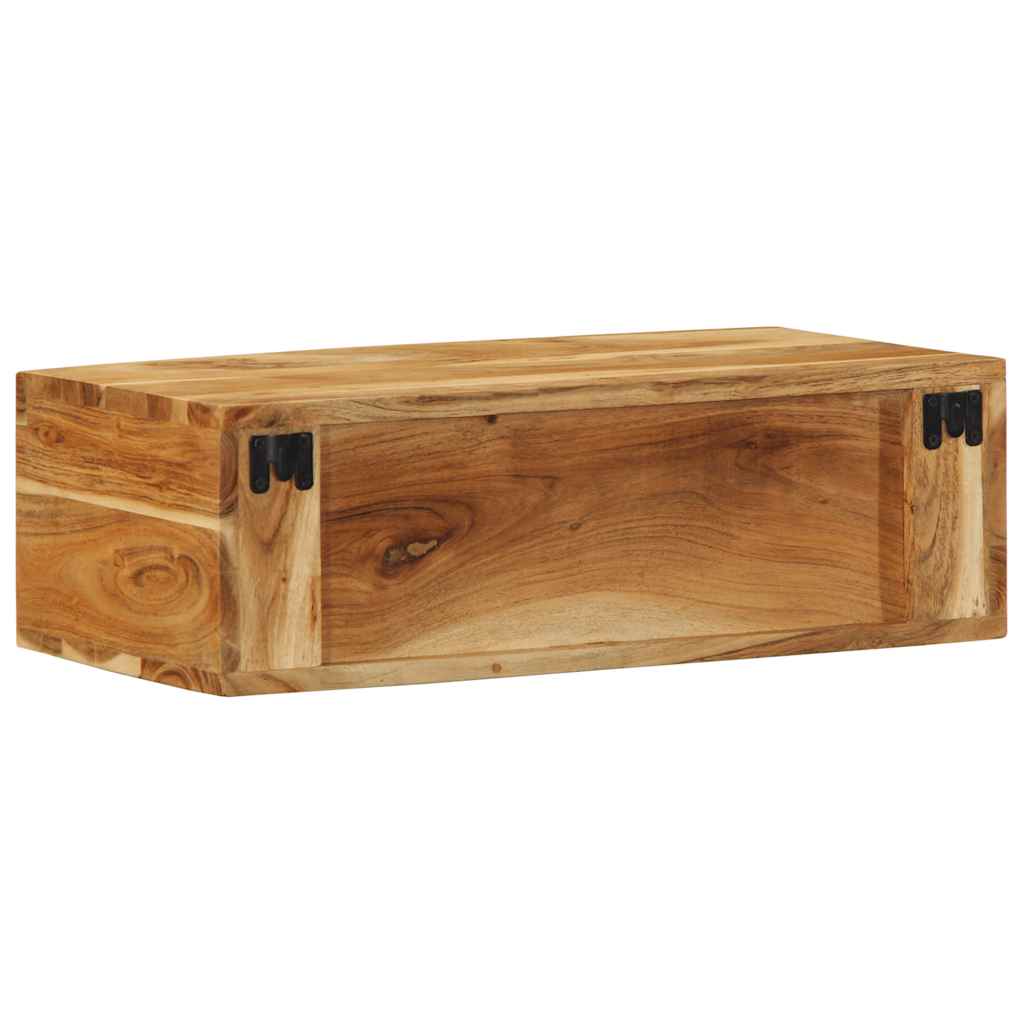 vidaXL Ścienna szafka pod TV, 60x30x19 cm, lite drewno akacjowe