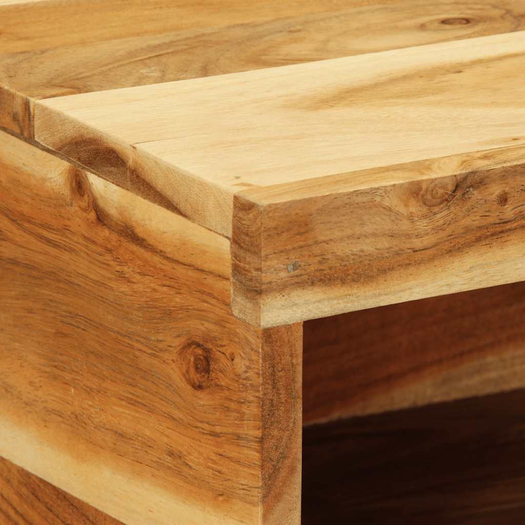 vidaXL Ścienna szafka pod TV, 60x30x19 cm, lite drewno akacjowe