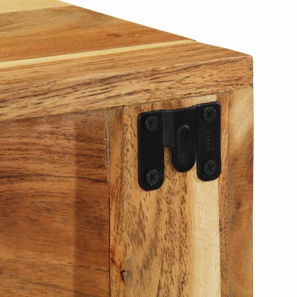 vidaXL Ścienna szafka pod TV, 60x30x19 cm, lite drewno akacjowe