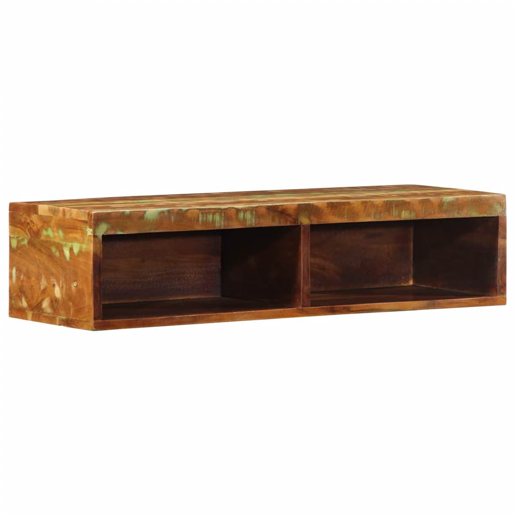 vidaXL Ścienna szafka pod TV, 80x30x19 cm, lite drewno z odzysku
