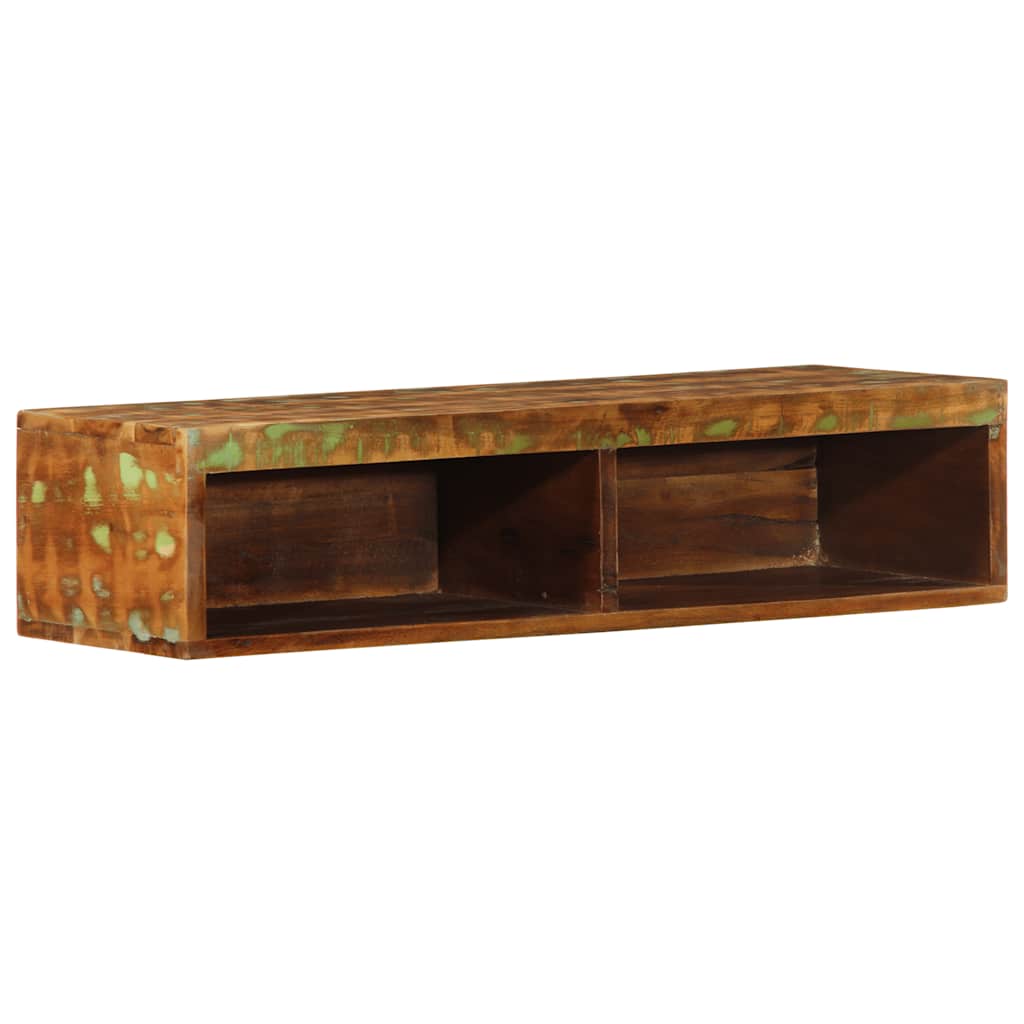 vidaXL Ścienna szafka pod TV, 80x30x19 cm, lite drewno z odzysku