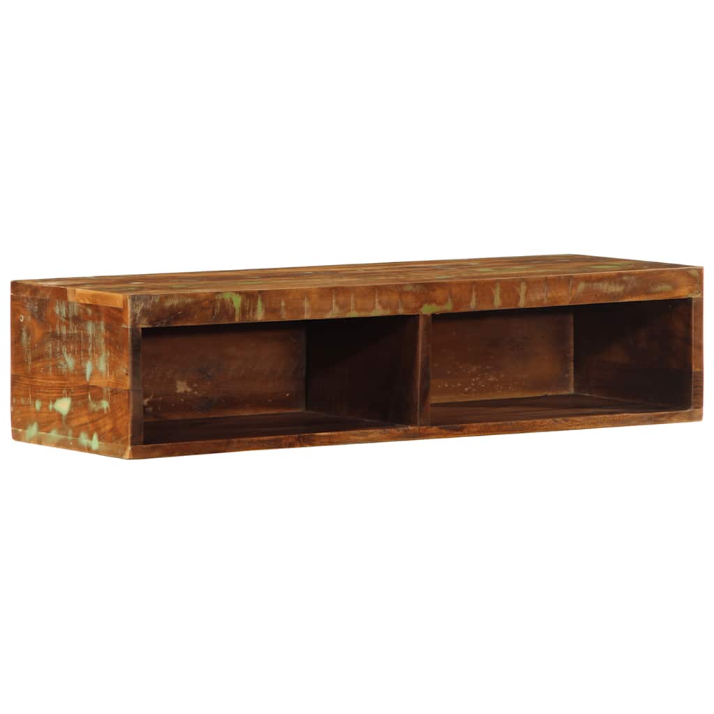 vidaXL Ścienna szafka pod TV, 80x30x19 cm, lite drewno z odzysku