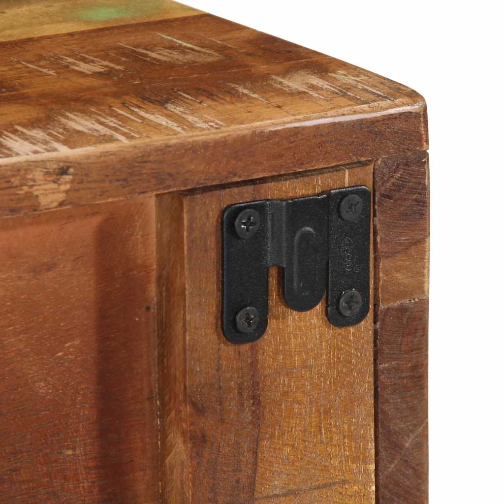 vidaXL Ścienna szafka pod TV, 80x30x19 cm, lite drewno z odzysku
