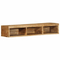 vidaXL Ścienna szafka pod TV, 100x30x19 cm, surowe drewno mango