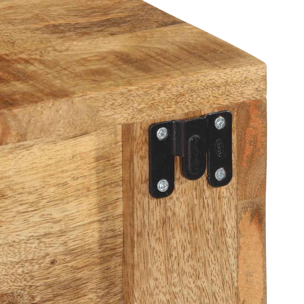 vidaXL Ścienna szafka pod TV, 100x30x19 cm, surowe drewno mango