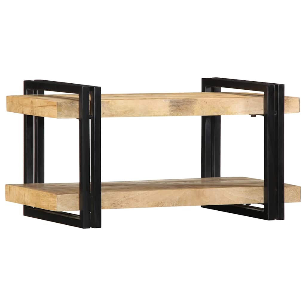 vidaXL Półka ścienna 70x33x35 cm lite drewno surowe mango