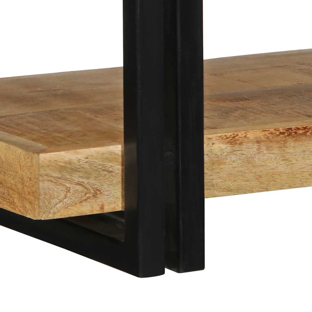 vidaXL Półka ścienna 70x33x35 cm lite drewno surowe mango