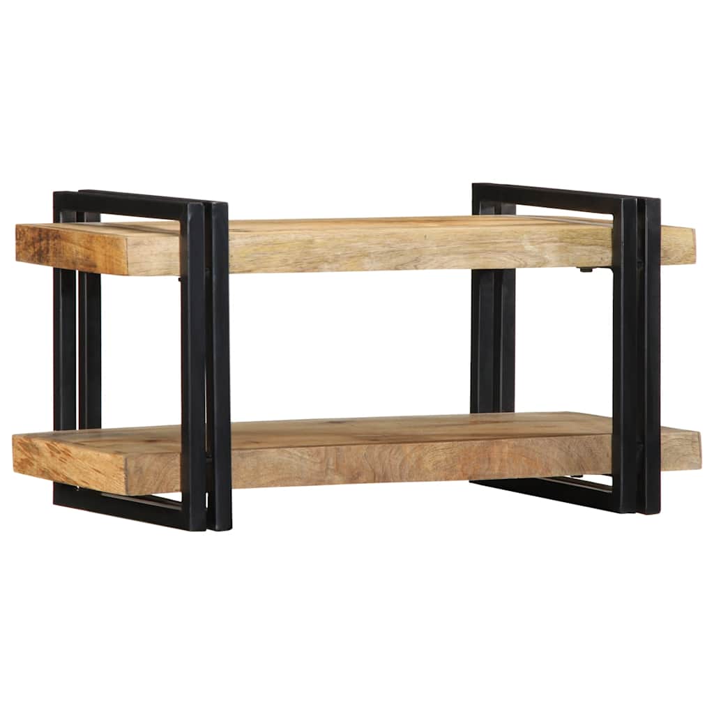 vidaXL Półka ścienna 70x33x35 cm lite drewno surowe mango