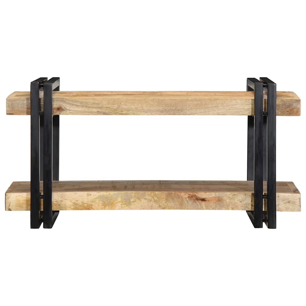 vidaXL Półka ścienna 70x33x35 cm lite drewno surowe mango