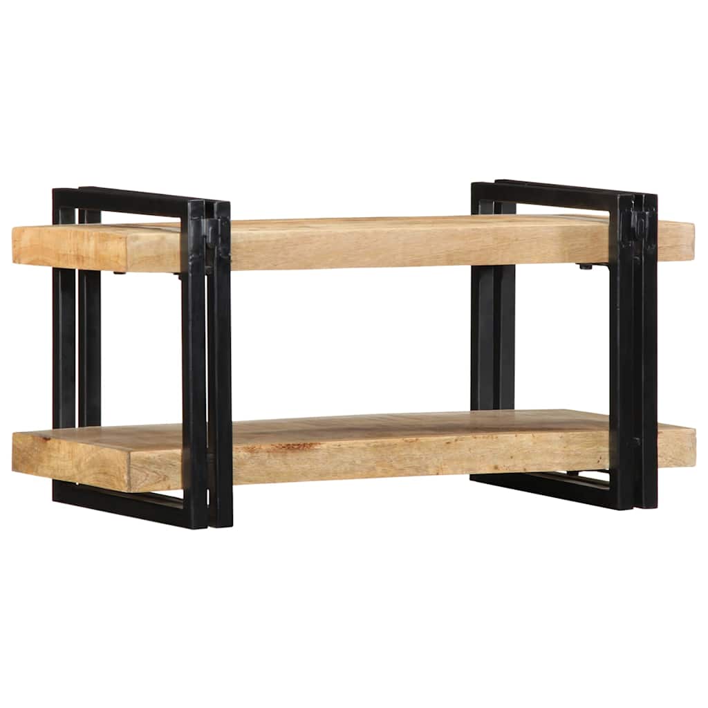 vidaXL Półka ścienna 70x33x35 cm lite drewno surowe mango