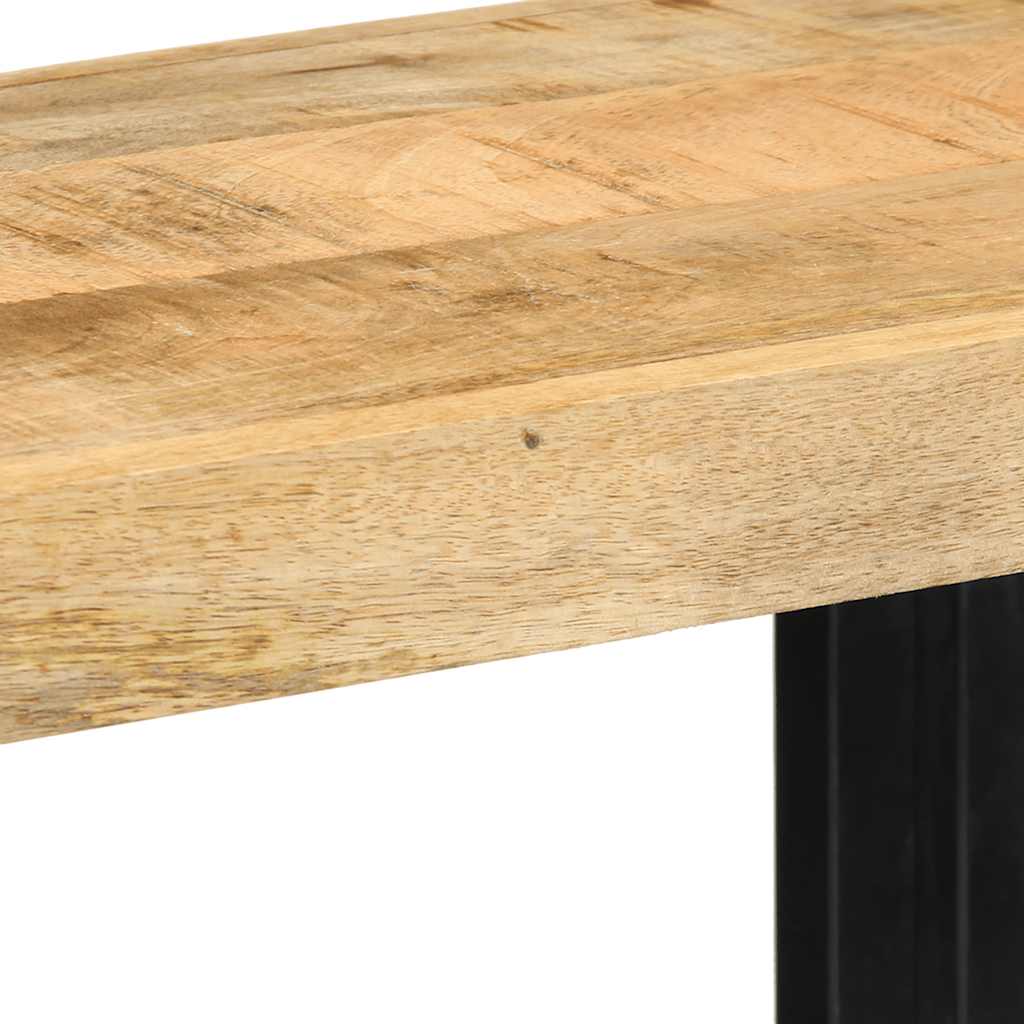vidaXL Półka ścienna 70x33x35 cm lite drewno surowe mango