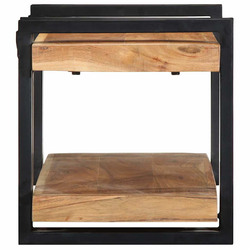 vidaXL Półka ścienna 70x33x35 cm Drewno lite Akacja