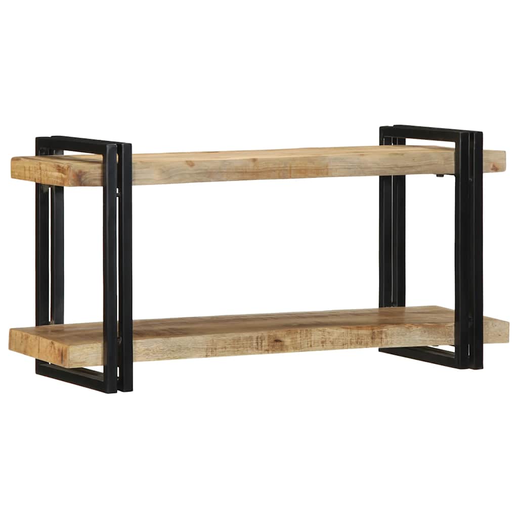 vidaXL Półka ścienna 90x33x45 cm lite drewno surowe mango