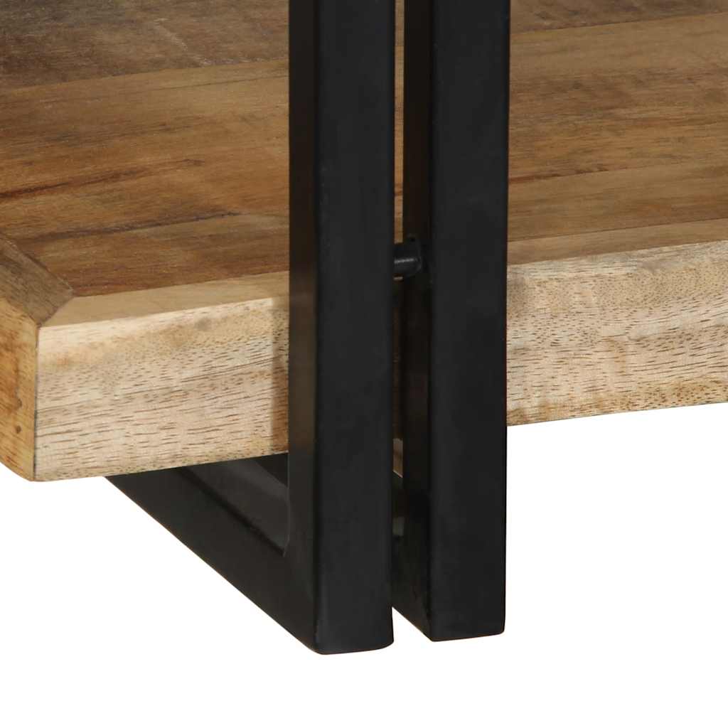 vidaXL Półka ścienna 90x33x45 cm lite drewno surowe mango