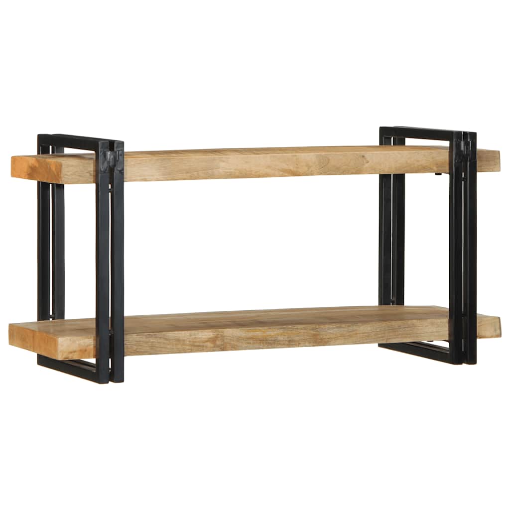 vidaXL Półka ścienna 90x33x45 cm lite drewno surowe mango