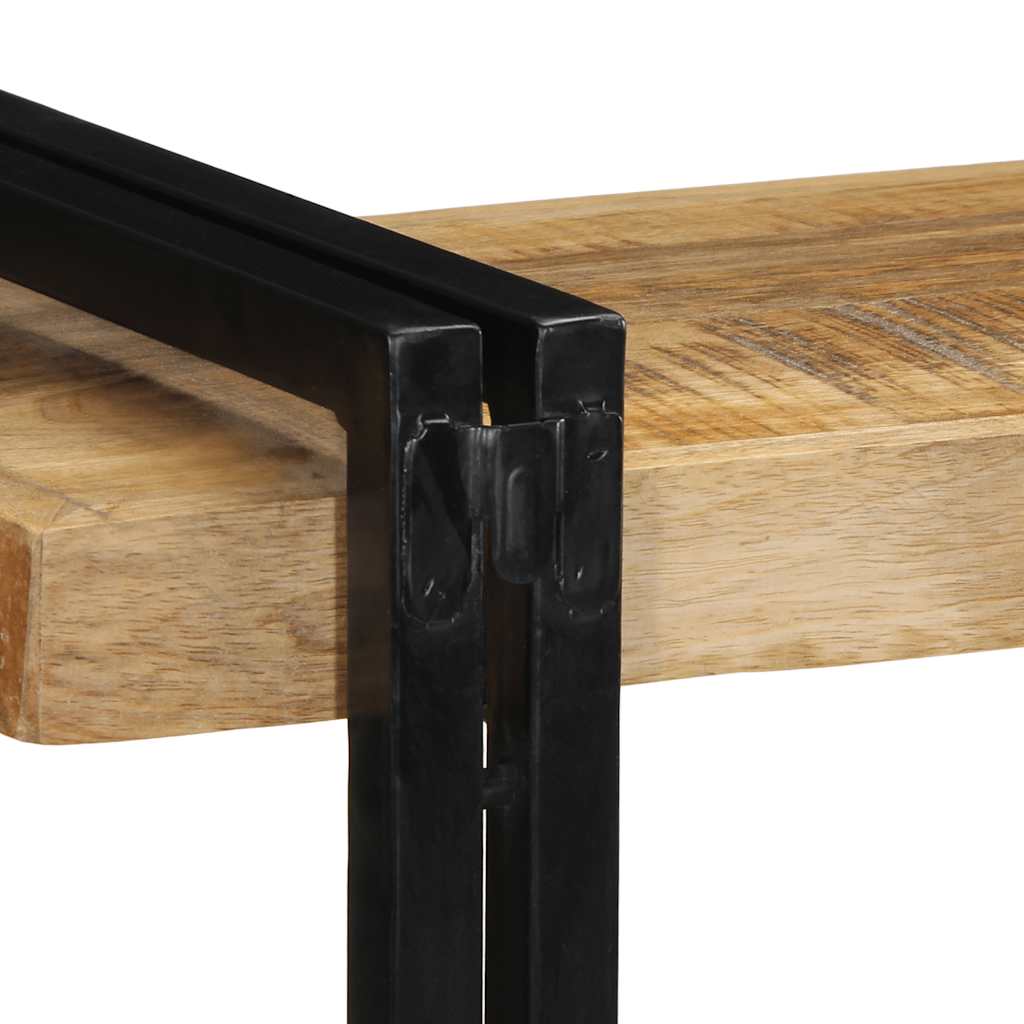 vidaXL Półka ścienna 90x33x45 cm lite drewno surowe mango