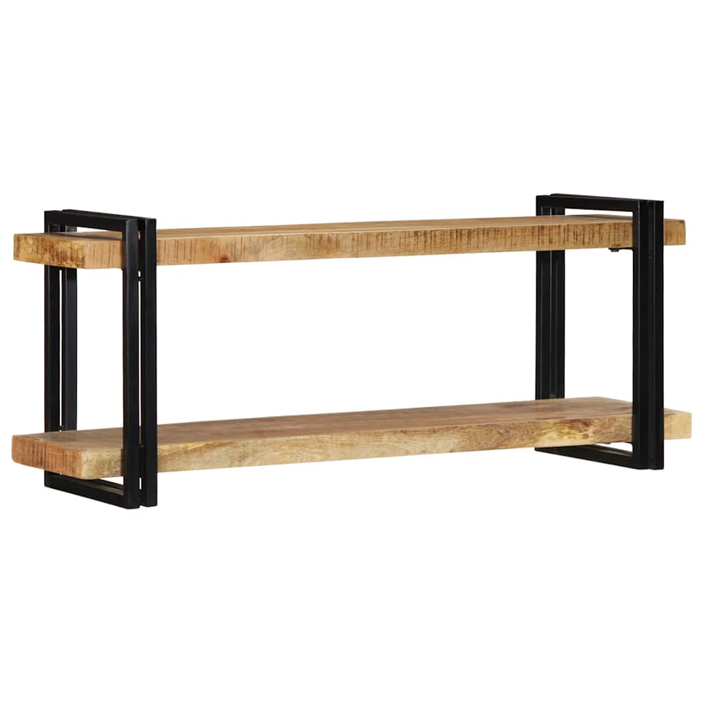 vidaXL Półka ścienna 110x33x45 cm lite drewno surowe mango
