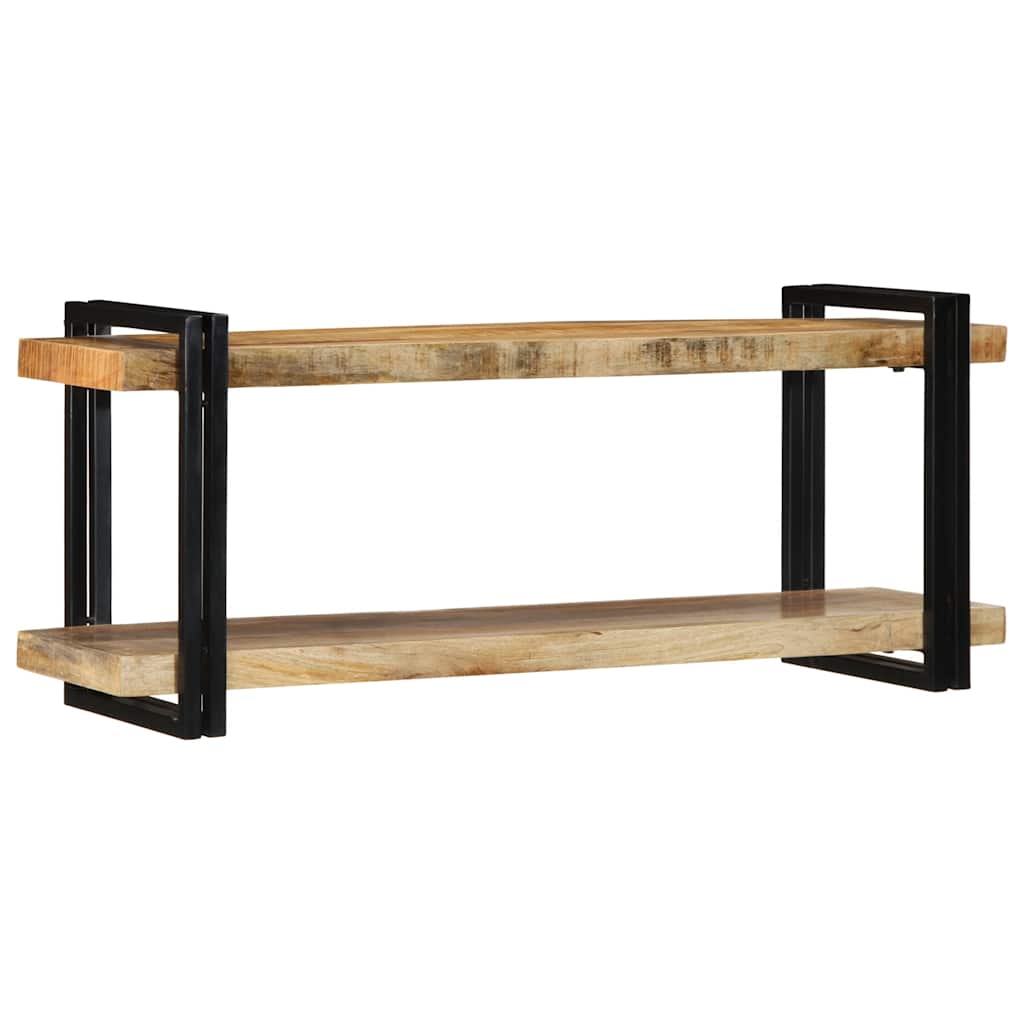 vidaXL Półka ścienna 110x33x45 cm lite drewno surowe mango