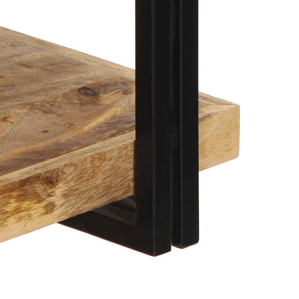 vidaXL Półka ścienna 110x33x45 cm lite drewno surowe mango