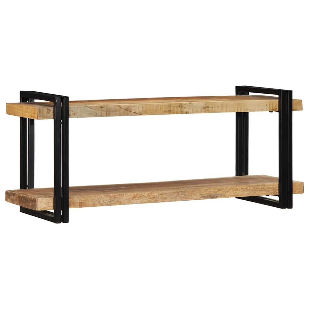vidaXL Półka ścienna 110x33x45 cm lite drewno surowe mango