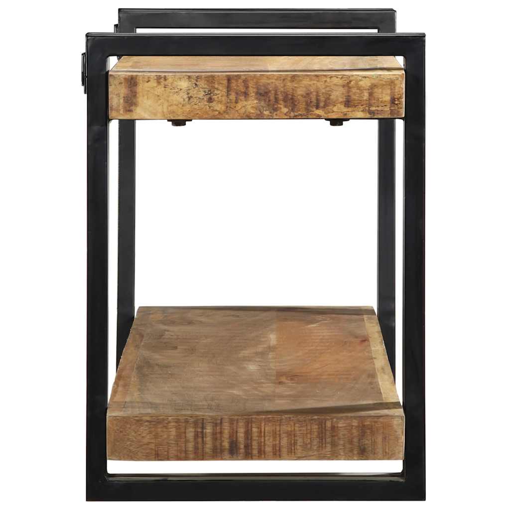 vidaXL Półka ścienna 110x33x45 cm lite drewno surowe mango
