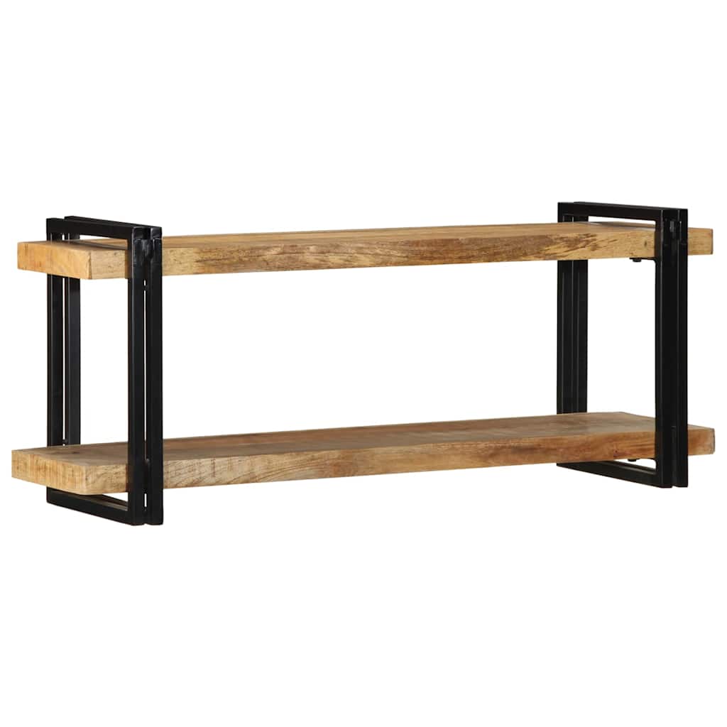 vidaXL Półka ścienna 110x33x45 cm lite drewno surowe mango