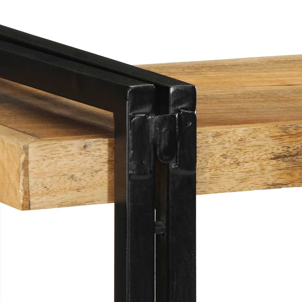 vidaXL Półka ścienna 110x33x45 cm lite drewno surowe mango